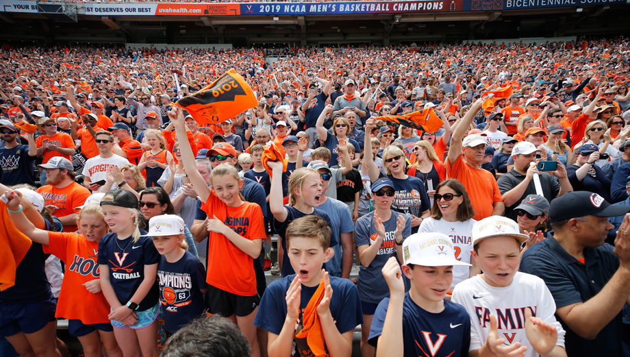 UVA championship celebration